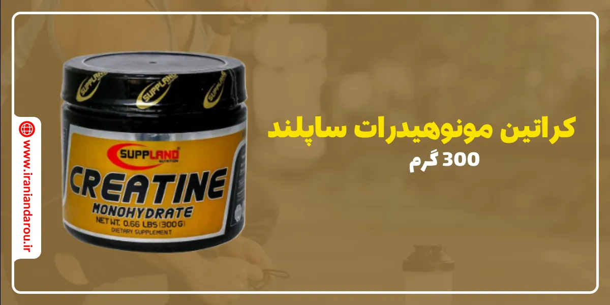  کراتین مونوهیدرات 300 گرم ساپلند