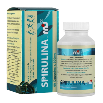 كپسول اسپیرولینا 60 عدد ریحان نقش جهان