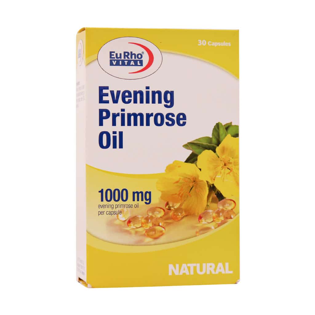 Eurhovital-Evening-Primrose-Oil-30-Capsules ایوینینگ پرایم رز اویل یوروویتال 30 عدد