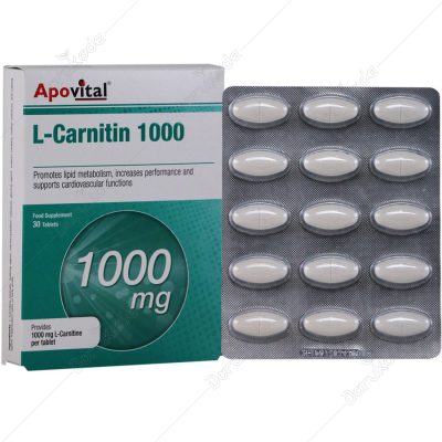 ال کارنیتین آپوویتال 1000 میلی گرم | ایرانیان دارو