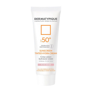 ضد آفتاب فلوئیدی درماتیپیک پوست خشک مدل هیدرا SPF50 رنگی | ایرانیان دارو