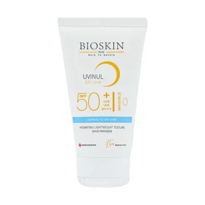 قیمت کرم ضد آفتاب SPF50 پوست خشک بایو اسکین پلاس | ایرانیان دارو