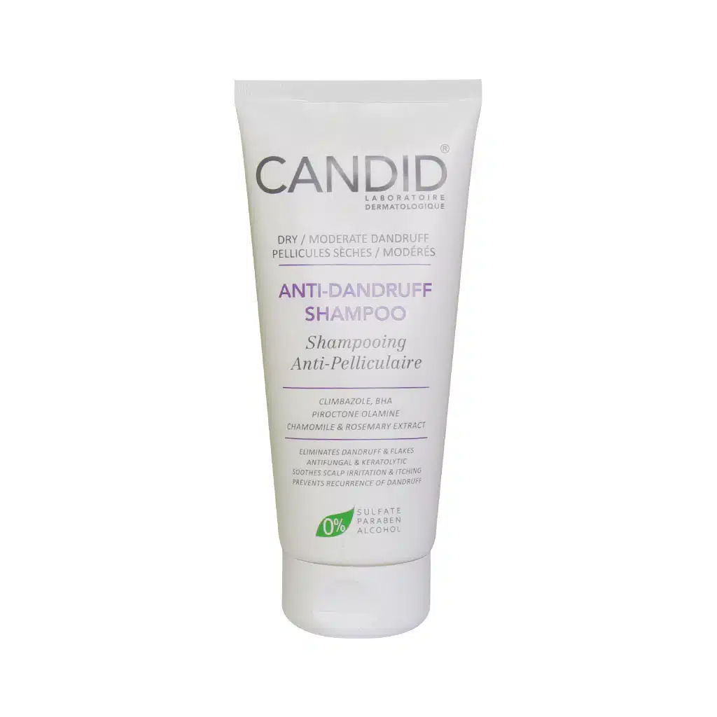 Candid-Anti-Dandruff-Shampoo-For-Dry-And-Moderate-200-ml.jpg.webp شامپو ضد شوره خشک و ملایم کاندید 200 میلی لیتر | ایرانیان دارو