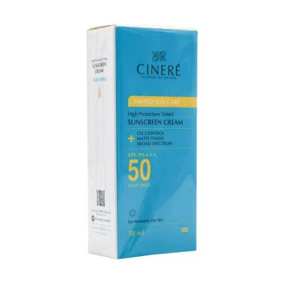 کرم ضد آفتاب رنگی سینره SPF50 - بژ روشن ، بژ طبیعی ، بژ تیره - ایرانیان دارو - کرم ضد آفتاب رنگی SPF50 سینره 50 میلی لیتر - بژ روشن | ایرانیان دارو