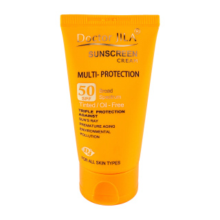 کرم ضد آفتاب رنگی دکتر ژیلا مدل Multi Protection با SPF50 مناسب انواع پوست حجم 50 میلی لیتر | ایرانیان دارو