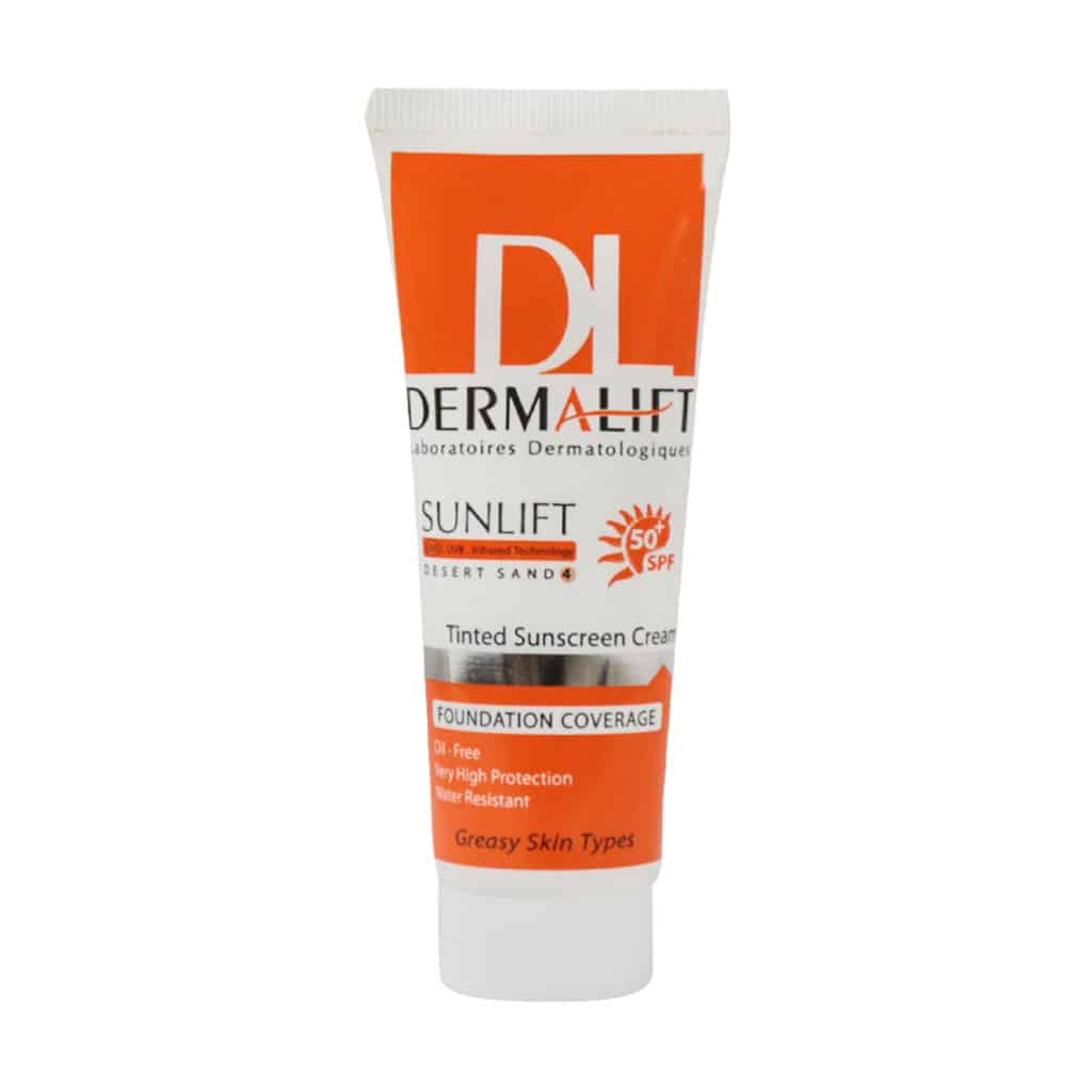 کرم ضد آفتاب SPF50 پوست چرب درمالیفت 40 کرم ضد آفتاب پوست چرب درمالیفت ⁺SPF50 - beige | ایرانیان دارو