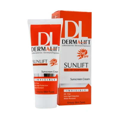 کرم ضد آفتاب پوست چرب درمالیفت ⁺SPF50 - colorless | ایرانیان دارو
