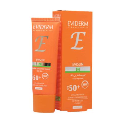 کرم ضد آفتاب پوست چرب SPF50 اویدرم 40 میلی لیتر - colorless | ایرانیان دارو