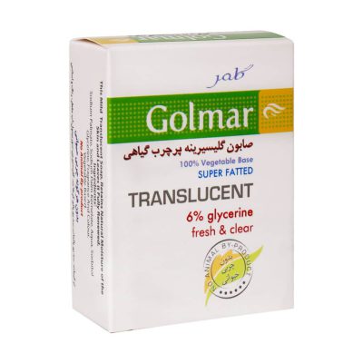 صابون گلیسیرینه پرچرب گیاهی گلمر مناسب پوست خشک 100 گرم | ایرانیان دارو