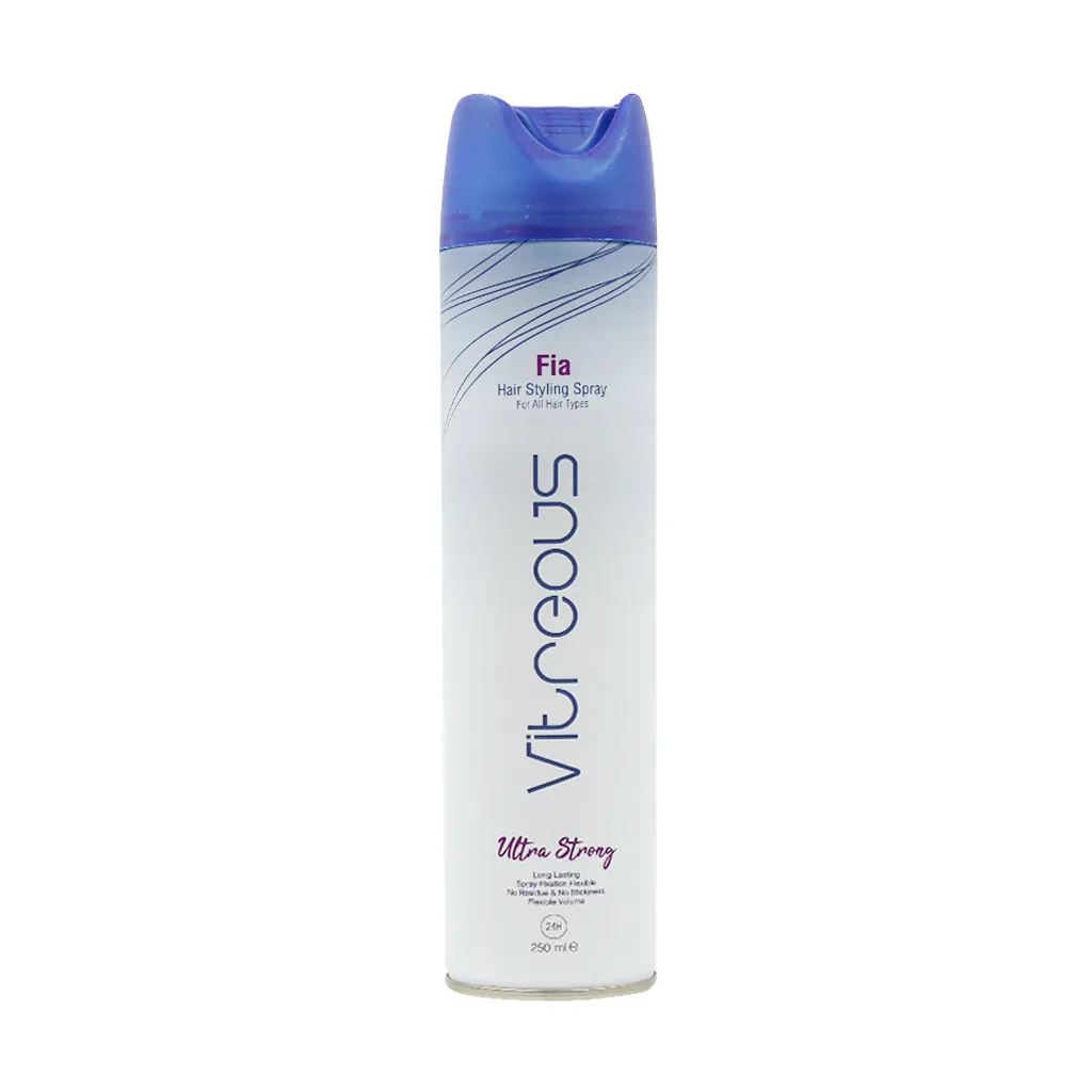 Vitreous-Fia-Hair-Styling-Spray-.webp اسپری حالت دهنده مو ویتروس مدل فیا - 250 میلی لیتر | ایرانیان دارو