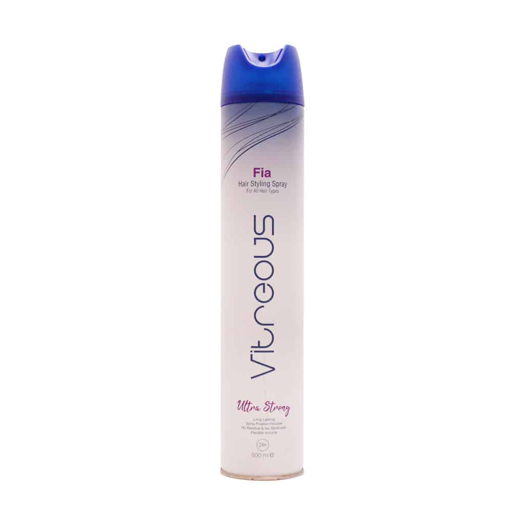 Vitreous-Fia-Hair-Styling-Spray-500.jpg اسپری حالت دهنده مو ویتروس مدل فیا - 500 میلی لیتر | ایرانیان دارو