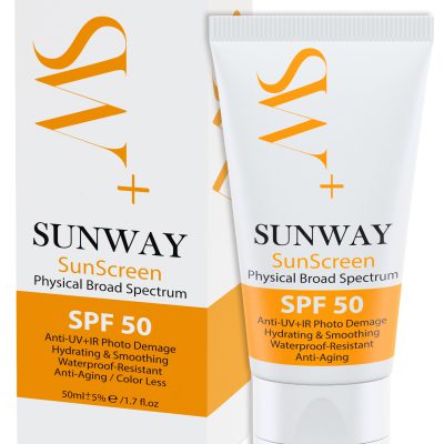 کرم ضد آفتاب بی رنگ سان وی SPF 50 | ایرانیان دارو